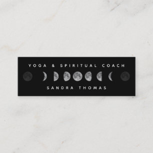 Carte De Visite Mini Lune lunaire Phases Yogi céleste et entraîneur spi