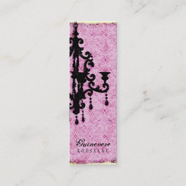Carte De Visite Mini Lustre Passionné de la CHROMATOGRAPHIE GAZEUSE | - (Devant)