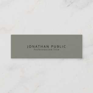 Carte De Visite Mini Luxe Créative Moderne Élégant Premium Pearl