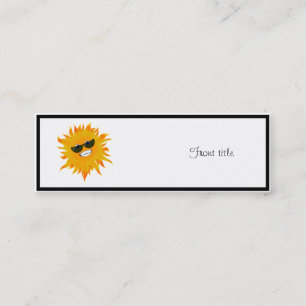 Carte De Visite Mini M. Happy Sunshine - Lunettes de soleil
