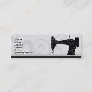 Carte De Visite Mini Machine à coudre - maigre