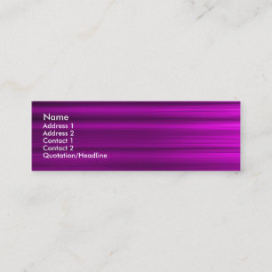 Carte De Visite Mini Magenta brossé