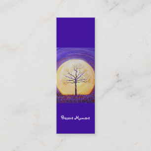 Carte De Visite Mini Marque-page - moment actuel