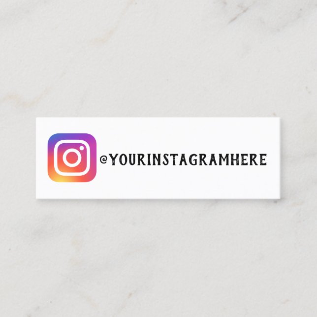 Carte De Visite Mini médias sociaux formels (Devant)