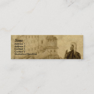 Carte De Visite Mini Médiéval