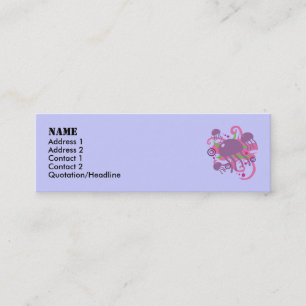 Carte De Visite Mini Méduse