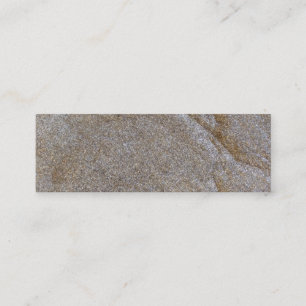 Carte De Visite Mini mer de puces métalliques en laiton doré