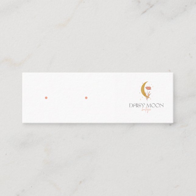 Carte De Visite Mini Mini carte Stud avec trous (Devant)