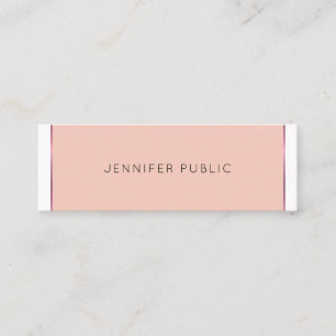 Carte De Visite Mini Moderne et tendance Design simple et chic