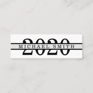 Carte De Visite Mini Moderne minimaliste Classic Insertion Card Graduat