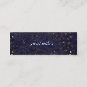 Carte De Visite Mini motif à texture tachetée chic