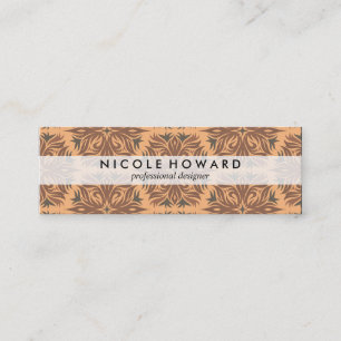 Carte De Visite Mini Motif chic contemporain