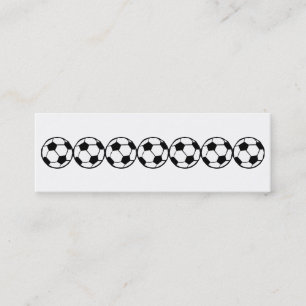 Carte De Visite Mini Motif de football