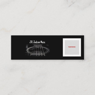 Carte De Visite Mini Musique/Guitariste CODE QR