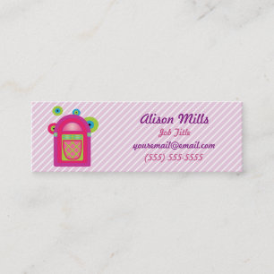 Carte De Visite Mini Neon Jukebox