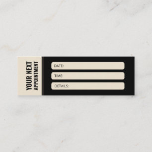 Carte De Visite Mini Nomination professionnelle minimaliste moderne neu