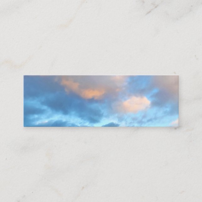 Carte De Visite Mini Nuages de rêve (Devant)