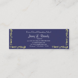 Carte De Visite Mini Nuit étoilée par Vincent van Gogh.