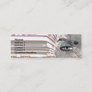 Carte De Visite Mini Oeil Alien