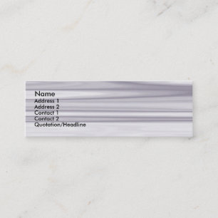 Carte De Visite Mini Ondes
