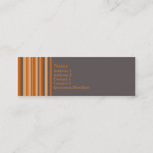 Carte De Visite Mini Orange juteuse • Profilecard