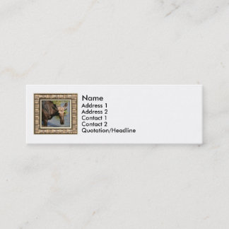 Carte De Visite Mini Orignaux
