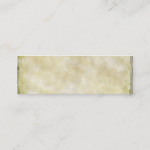 Carte De Visite Mini Papier parcheminé âgé