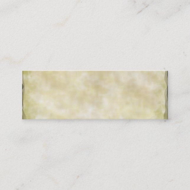 Carte De Visite Mini Papier parcheminé âgé (Devant)