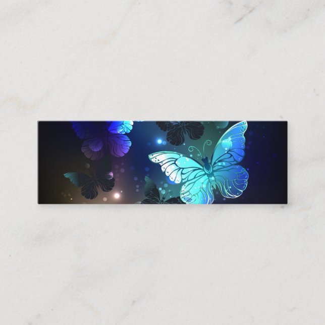 Carte De Visite Mini Papillon de nuit (Devant)