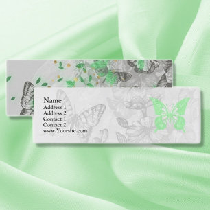 Carte De Visite Mini Papillons de printemps