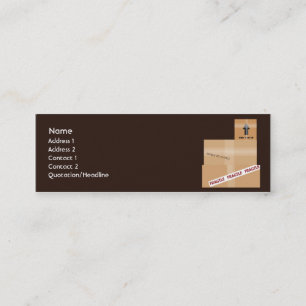 Carte De Visite Mini Paquets - maigres