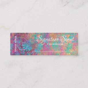 Carte De Visite Mini Parfum sur mesure parfum personnel sniff note mixe