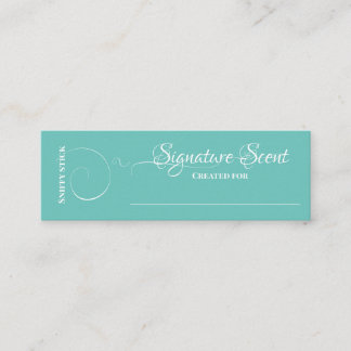 Carte De Visite Mini Parfum sur mesure parfum personnel sniff note mixe