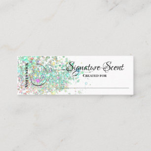 Carte De Visite Mini Parfum sur mesure parfum personnel sniff note mixe