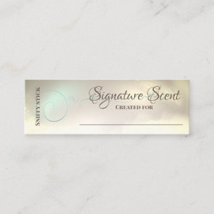 Carte De Visite Mini Parfum sur mesure parfum personnel sniff note mixe