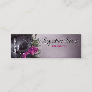 Carte De Visite Mini Parfum sur mesure parfum personnel sniff note mixe