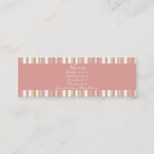 Carte De Visite Mini Pastel rose • Profilecard