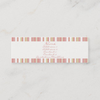 Carte De Visite Mini Pastel rose • Profilecard