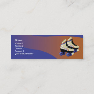 Carte De Visite Mini Patins - maigres