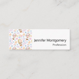 Carte De Visite Mini Patters de Whimsical Watercolor