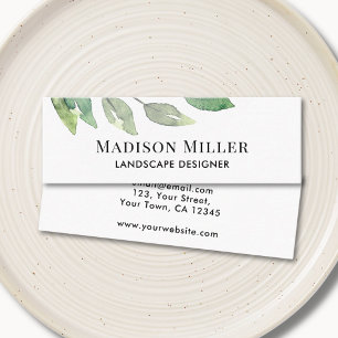 Carte De Visite Mini Paysage Designer verdure