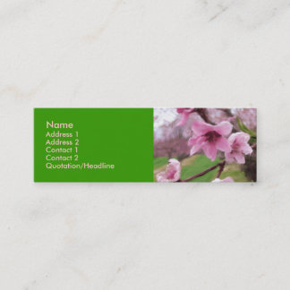 Carte De Visite Mini peach_blossoms1