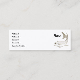 Carte De Visite Mini Pêcheur