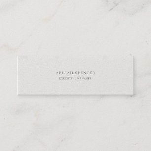 Carte De Visite Mini Perle de Luxe Couleur Pastel Simple Professionnel