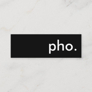 Carte De Visite Mini pho.
