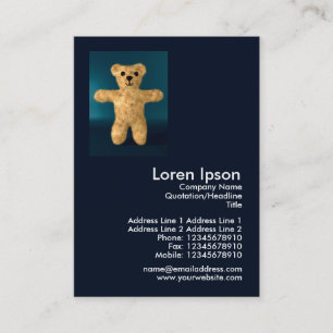 Carte De Visite Mini photo de Teddy Bear