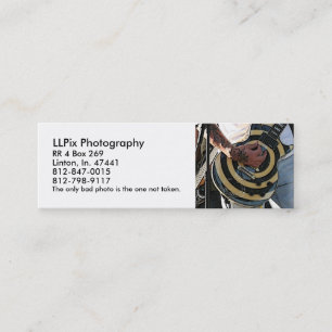 Carte De Visite Mini Photographie de LLPix