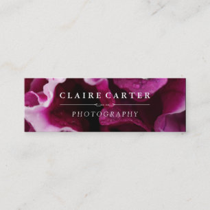 Carte De Visite Mini Photographie florale