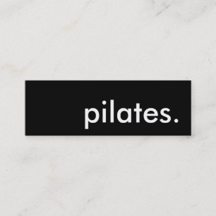 Carte De Visite Mini pilates.