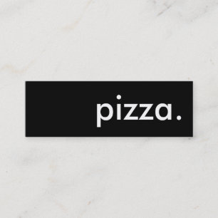Carte De Visite Mini pizza.